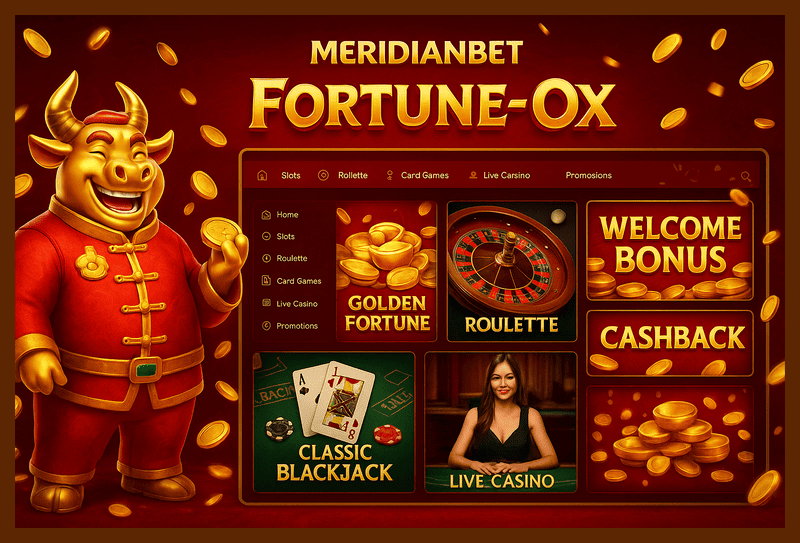 Fortune Ox no MERIDIANBET - Aposte Agora e Reivindique Seus Ganhos